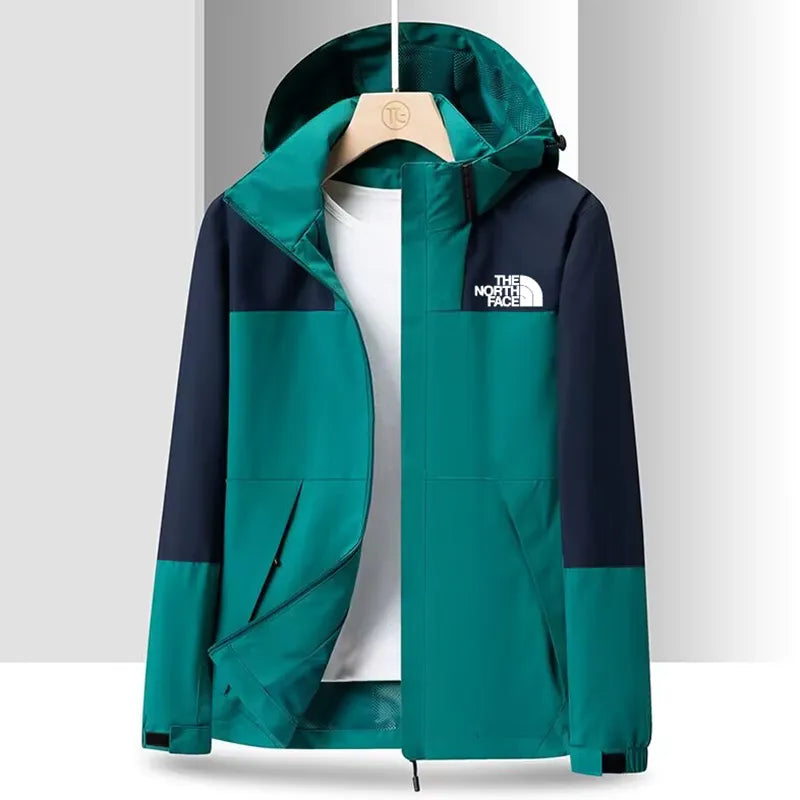 Coupe-vent à capuche technique inspiré outdoor (TNF)