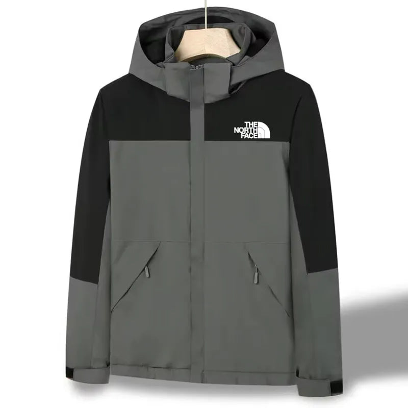 Coupe-vent à capuche technique inspiré outdoor (TNF)