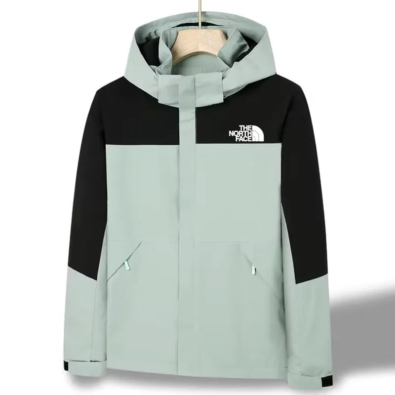 Coupe-vent à capuche technique inspiré outdoor (TNF)